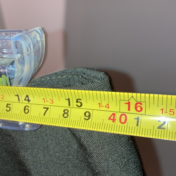 LaBelle | Young Womens /Juniors Vintage Olive Green Mini Skirt Suit - Size 13 - Picture 7 of 15